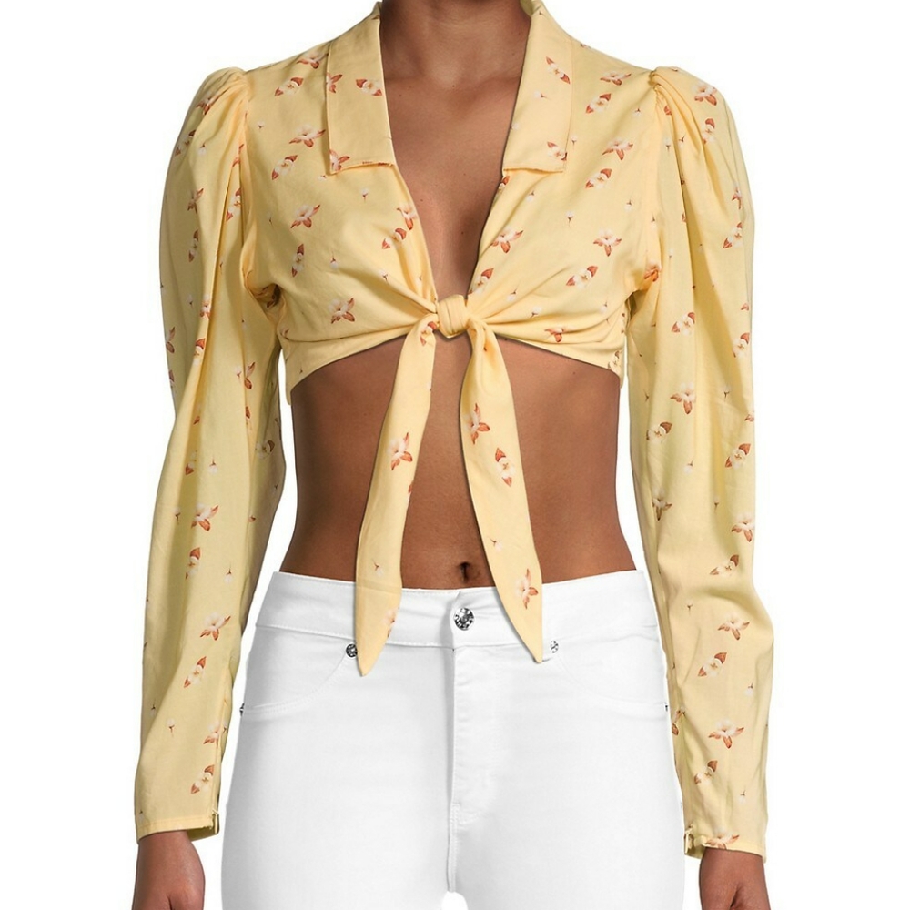WeWoreWhat Crop Top Sz M